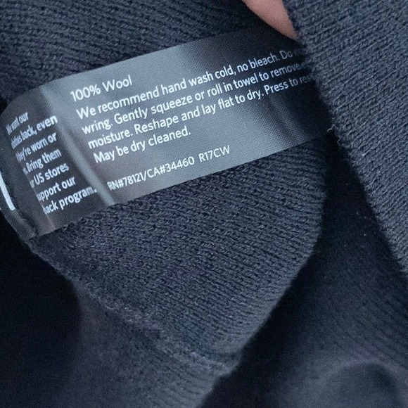 Eileen Fisher Womens Tank Top Size PL Black Wool Quiet Luxury Minimalist Office - Picture 5 of 6